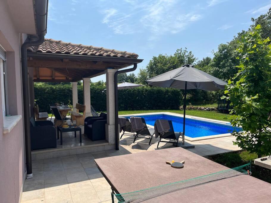 Villa Modern House With Private Pool Žminj Exterior foto